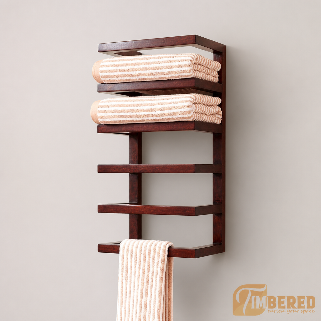 Elevated Towel Stand