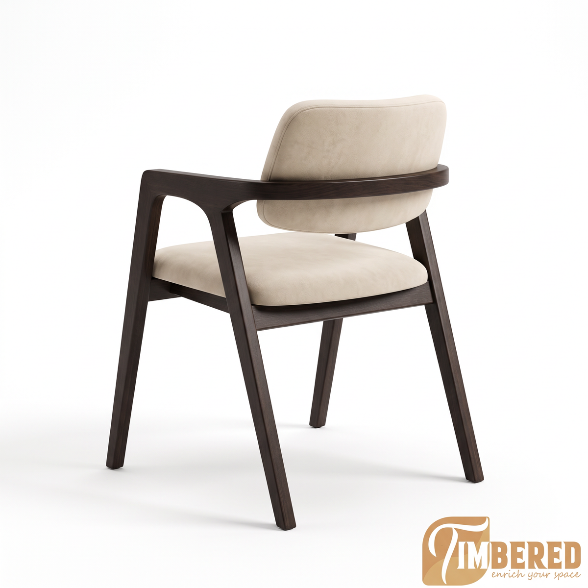 Arc Dining Armchair - white background