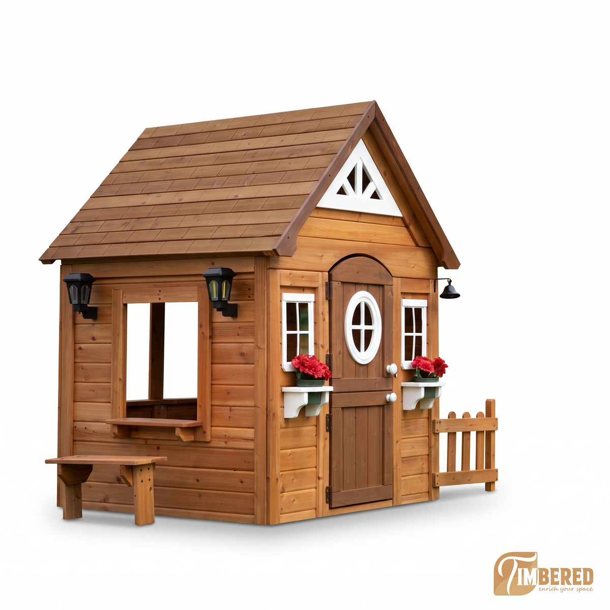 Garden Cottage Playhouse - white background