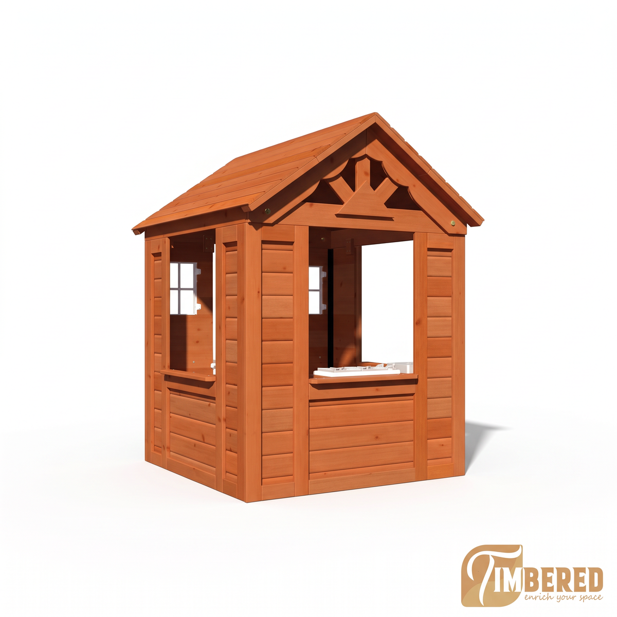 Cedar Mini Cottage - white background