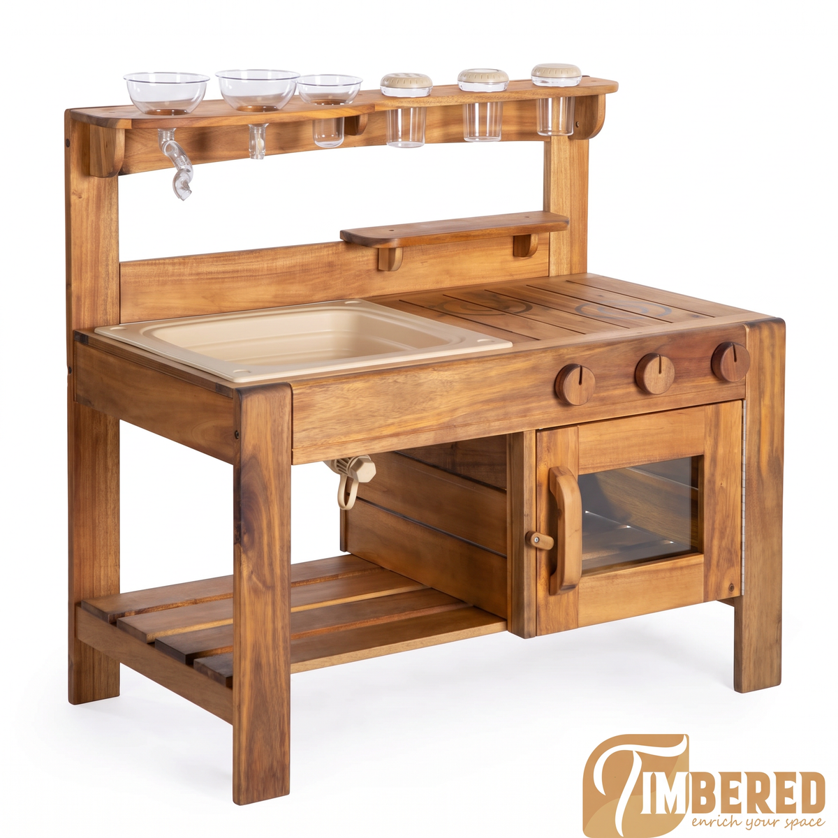 Garden Mud Kitchen – white background