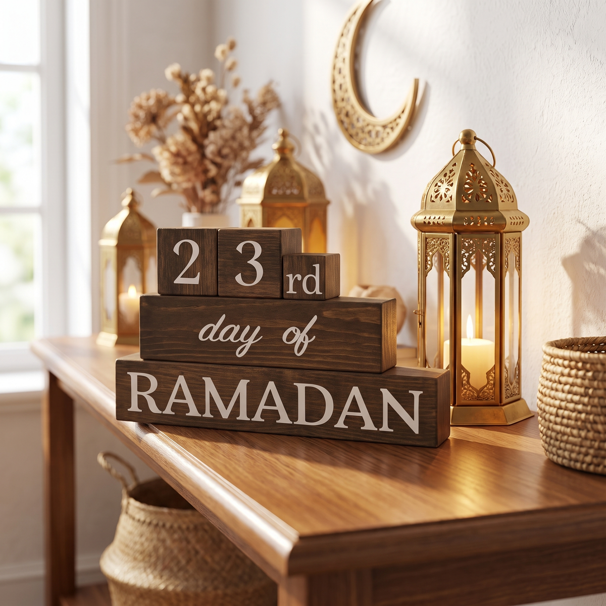 Ramadan Calendar Blocks