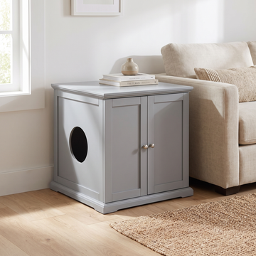 Hidden Litter Box Cabinet