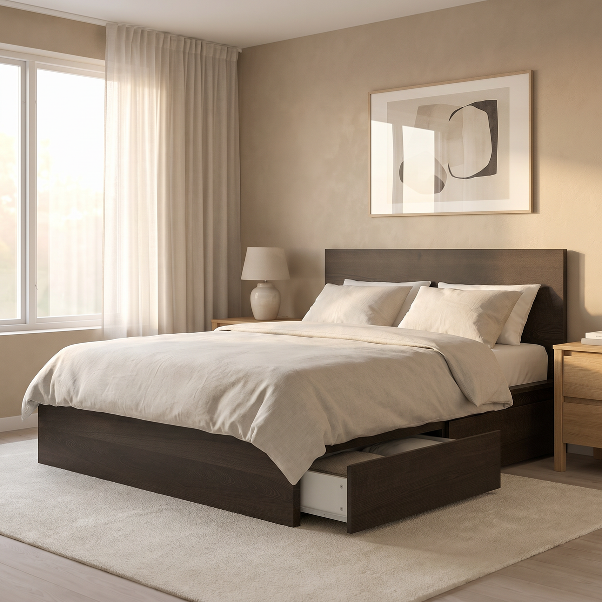 Storage Platform Bed