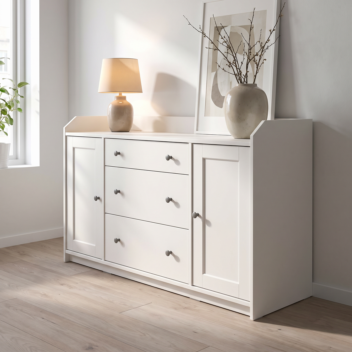Classic White Sideboard
