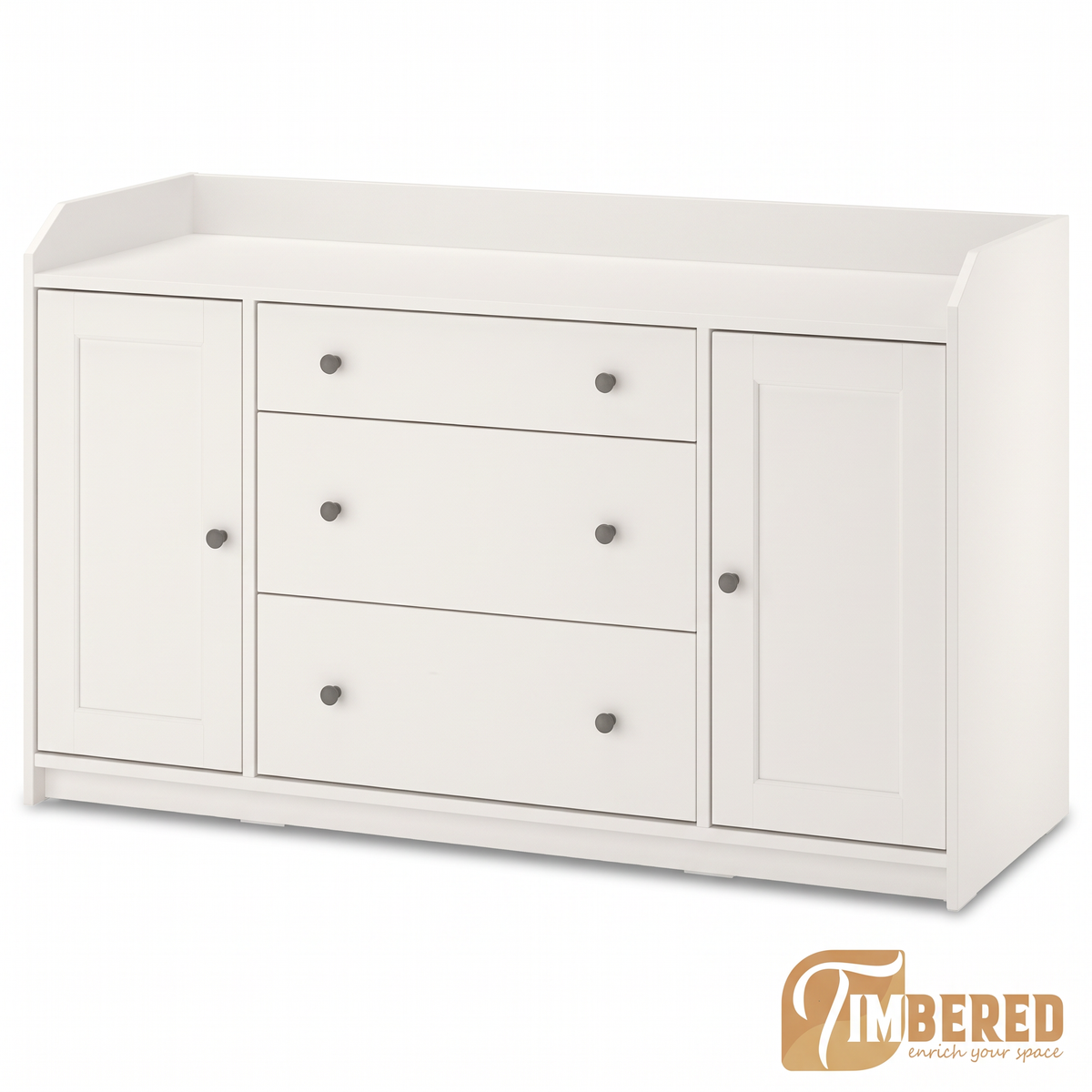Classic White Sideboard - white background