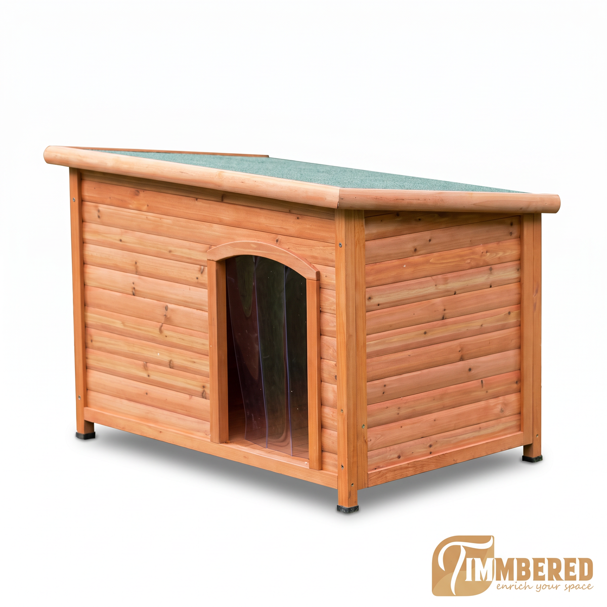 Classic Garden Dog House - white background
